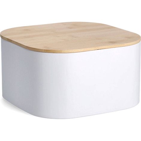 Brotkasten mit Bambusdeckel, 26,5 cm