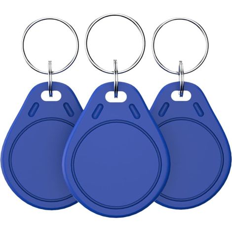 Lot de 100 clés intelligentes UID réinscriptibles, Cartes RFID 1K S50 RFID jeton NFC Tag Carte de Porte de contrôle d'accès ABS 13,56 MHz Bloc 0 Secteur (1/5)