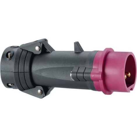 Fiche droite Hypra IP44 TBT 16A - 20V à 25V - 2P - plastique - LEGRAND