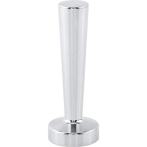 Tamper à café solide en une seule pièce en acier inoxydable pour capsules remplissables de machine à café (argent) (1/5)