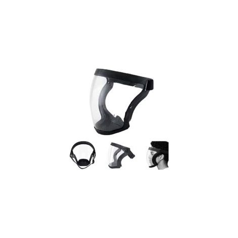 Masque super protecteur - Masque intégral, masque transparent durable, masque transparent, masque réutilisable anti-buée HD - Lunettes Tech anti-buée et coupe-vent pour adultes pour hommes et femmes (1/5)