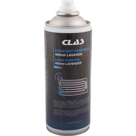 Spray purifiant conduits d'air et habitacle 400ml lavande - CO 6216 - CLAS Equipements