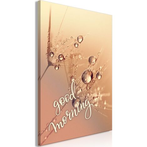 Tableau Imprimé "Good Morning" 40 x 60 cm (1/2)
