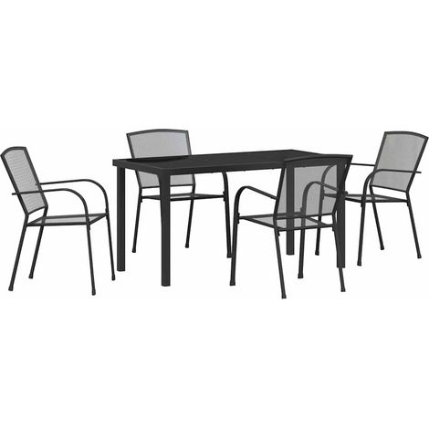 Maison Exclusive - Set da Pranzo per Giardino 5 pz Antracite (1/5)