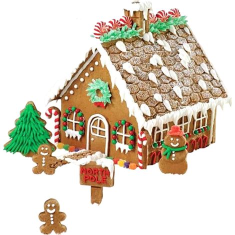 (Lot de 10) Emporte-pièces Maison en pain d'épice, Kit pour réaliser sa propre petite maison de Noël, Maison en chocolat, Maison hantée, Emballage cadeau