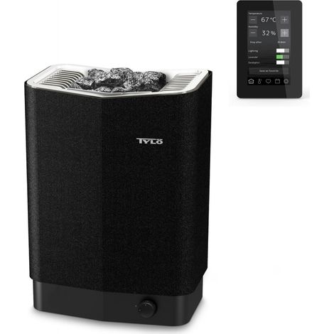 Tylö Sense Elite 10 Saunaofen 10,5 kW finnischer Saunaofen mit WLAN-Steuerung Saunasteine (1/4)