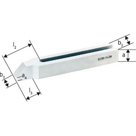 Forcella Flangia Con Tenone Larghezza. Scanalatura: 18 Mm Lungo. Totale 200 Mm, Per M16 / M18, Un: 30 Mm, B2: 50 Mm, B3: 28 Mm, L2: 57Mm, L3: 36 Mm