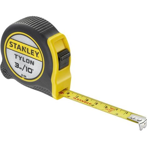 Stanley 1-30-686 3m 3 Meter Tape Measure STA130686 10FT Pocket Tape Belt Clip