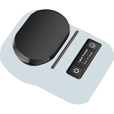 Stampante termica multifunzione portatile e compatta con stampa nitida per etichette, ideale per casa, negozio e ufficio, in ABS blu, 352 g. (1/4)