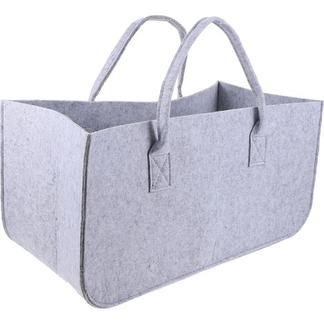 sac de rangement en feutre avec poignée de transport sac à