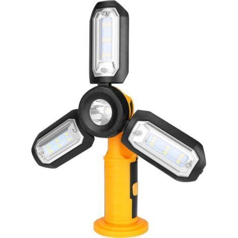 Multifunktionale Arbeitsleuchte mit integriertem USB-Akku