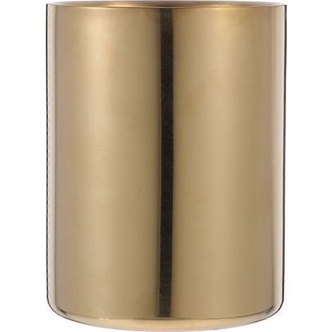 Stiftehalter für den Schreibtisch, Metall-Stifteorganizer, Stifteetui, multifunktionaler Make-up-Pinselhalter – 10,50 x 8,00 x 8,00 cm – Gold (1/4)