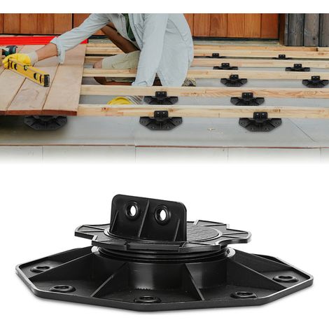 Wolketon Plots réglables 18-30 mm pour dalle et lambourde, lot de 30 (1/5)