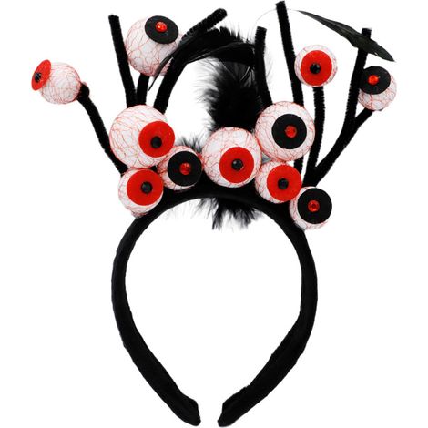 Bandes Pour Cheveux Halloween - Chapeau De Sorcière Yeux Araignée Fantôme Chauve-Souris - Accessoire Cosplay Pour Adulte Et Enfant - Lot De 1 (1/5)