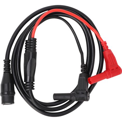 Câble coaxial P1207 BNC mâle vers fiche banane coudée à 90°, fil de test pour oscilloscope, longueur 100cm, connecteur robuste, sonde de mesure professionnelle. (1/5)