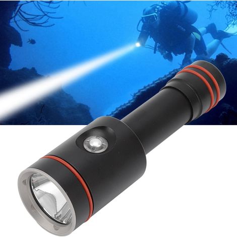 Lampe de plongée L2, éclairage sous-marin portable 5000 lm pour la photographie et l'éclairage sous-marin, portée de plongée jusqu'à 100 m, étanche IPX8, en alliage d'aluminium. (1/5)