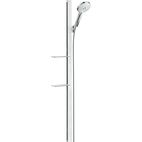 Set de douche Raindance Select S 120 / Unica'E 1,50 m blanc/chromé