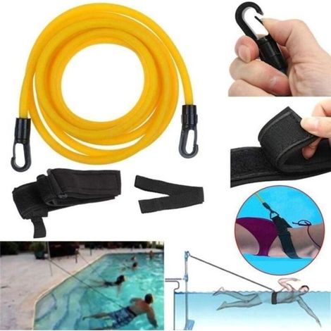 Stationary Resistance Training Swim Belt popular aquatic training aid for building strength and e (1/4)