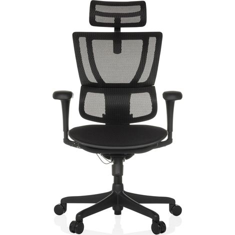 [NEUWERTIG] B-Ware hjh OFFICE Bürostuhl Chefsessel ERGOHUMAN SLIM ECO F GEN2 Sitz Stoff Sessel (1/2)