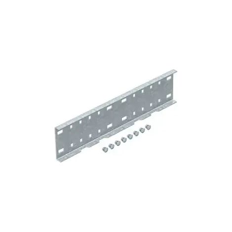 OBO Bettermann Connecteur longitudinal pour système grande portée 110 110x500 Acier galvanisé sendzimir, 6091164 (1/2)