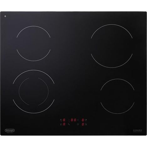 Table de cuisson De'Longhi PVC 61 N Noir Encastrable 60 cm Céramique 4 Foyer(s) (1/2)