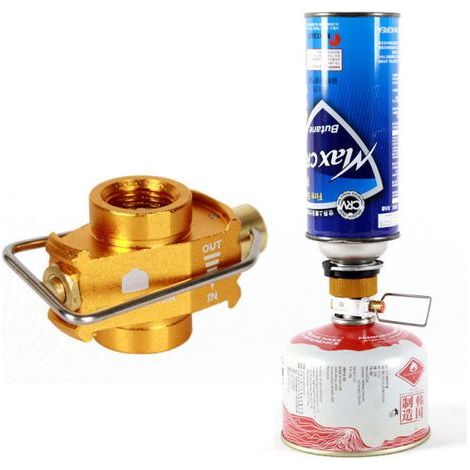 Camping Gas Saver Plus Gas Converter Shifter Refill Flat Tank