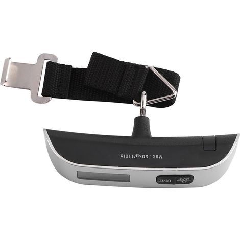Luggage Scale, Portable T-Shaped Electronic LCD Temperature Tester for Luggage Bags (1/5)