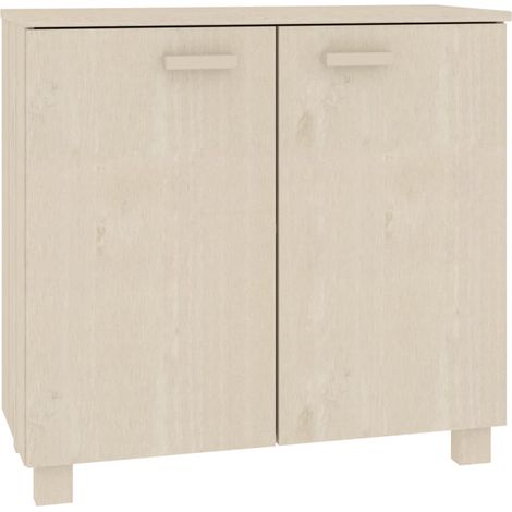 Sideboard HAMAR Honey Brown 85x35x80 cm Solid Wood Pine vidaXL (1/5)