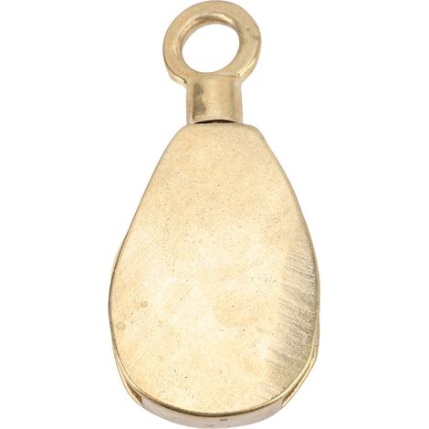 Ortviai Poulie en laiton pour drapeau 50 mm – Modèle MPA371588 – Robuste et fluide pour bateaux et yachts (1/5)