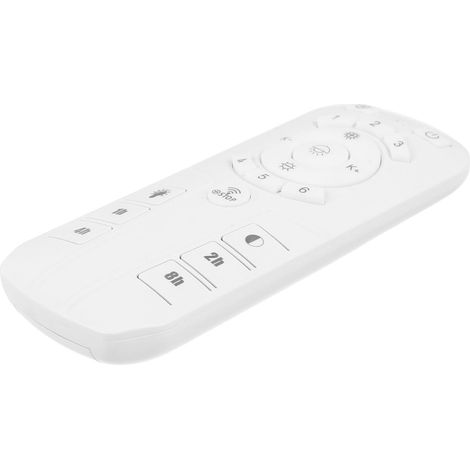 Télécommande pour Ventilateur de Plafond avec Lumière Dimmable et Vitesse Réglable, Compatible pour Chambre et Fête Estivale, Mécanisme Anti-bruit en Plastique et Alliage (1/5)