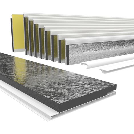 HEXIM Trappe de Révision en Plastique, Profil de Montage, et Traverse - Ensemble ou Séparé: 120 cm - Länge (de), Trappe de visite 220 mm - Largeur (1/3)