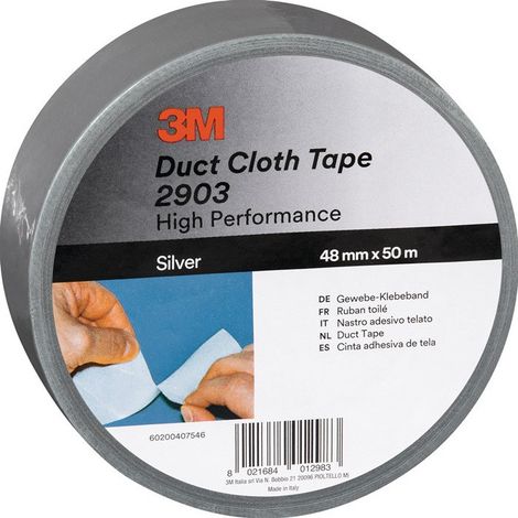 Adhésif toilé Scotch® 2903 argent longueur 50 m largeur 48 mm rouleau 3M (Par 24)