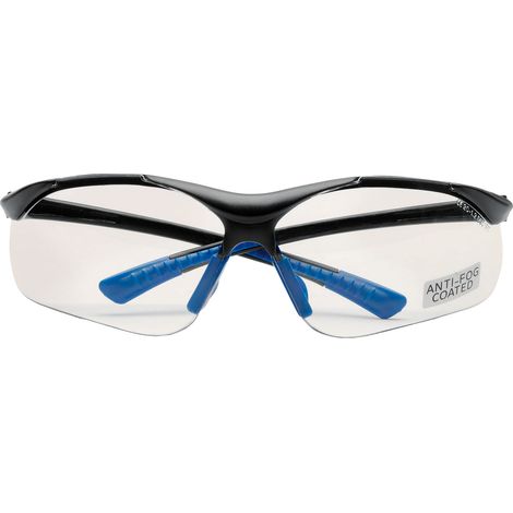 Draper Blue Frame Clear Safety Glasses with Anti-Mist Coating – All-Weather Protective Eyewear (Model 02936) (1/5)