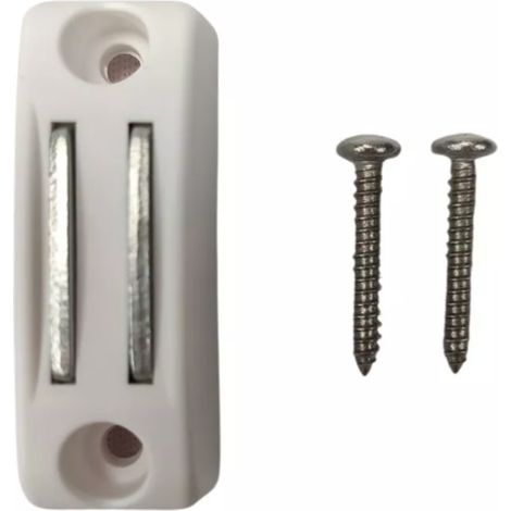 Clip bloqueur de manivelle magnétique volet Roulant blanc Support Guide Manette Plastique Universel fenêtre Mur à Visser (1/3)