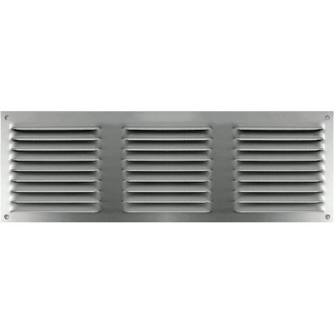 AUTOGYRE - Grille alu anodisé à persienne en applique 150x300mm