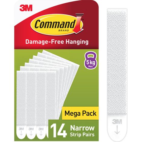 Lot Command Languettes Accroches Tableaux pour Cadres Fins