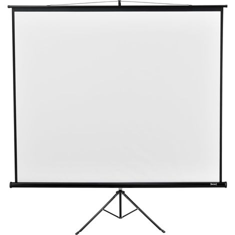 Écran de projection portable avec support trépied réglable HD 3D compatible 113 Pouces 203 x 203 cm (1/4)