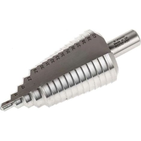Foret étagé RS PRO 6mm 40mm, HSS ( Prix pour 1 ) (1/3)