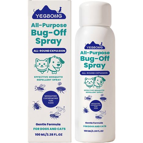 Spray protecteur extérieur pour animaux de compagnie, à la formule douce pour prendre soin de votre animal. Toilettage facile. Convient aux chats et aux chiens. -- 100 ml (1/5)