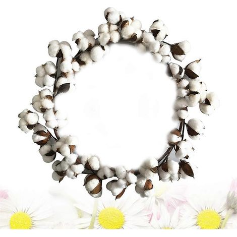Couronne ronde classique décorative pour Noël et Halloween, 44 x 44 x 9 cm, 1 pièce (1/5)