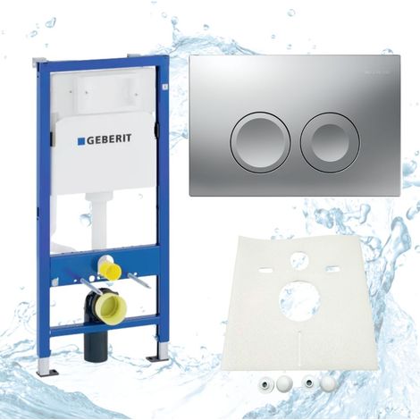 Geberit Vorwandelement Delta chrom Komplettset Delta 21 (1/5)