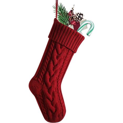 Grandes calcetines navideños personalizados para chimenea: decoración y regalos perfectos. (1/5)
