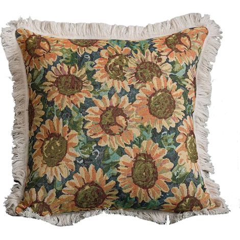 Coussin de canapé jacquard multicolore, coussin de chevet, coussin de salon, coussin de chaise, coussin de voiture sans noyau