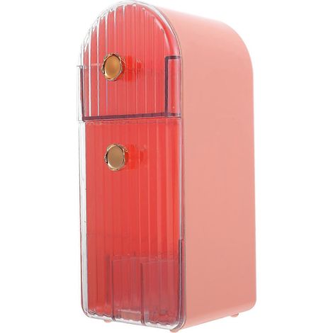 Boîte de rangement pour rouge à lèvres multifonctionnelle rose (1/5)