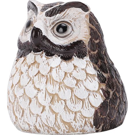 Faux Hibou Cache Clés Résine Étanche Décoratif – Support Cachette Sécurisé Boîte Rangement Pelouse Ornement Jardin Cour (1/5)