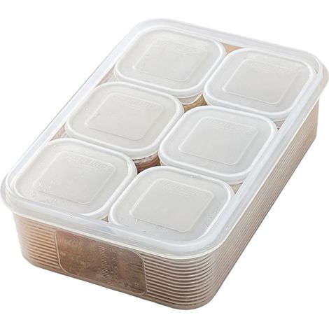 Boîte à soupe étanche, boîte de conservation au congélateur, boîte de portionnement de qualité alimentaire, boîte scellée (1/5)