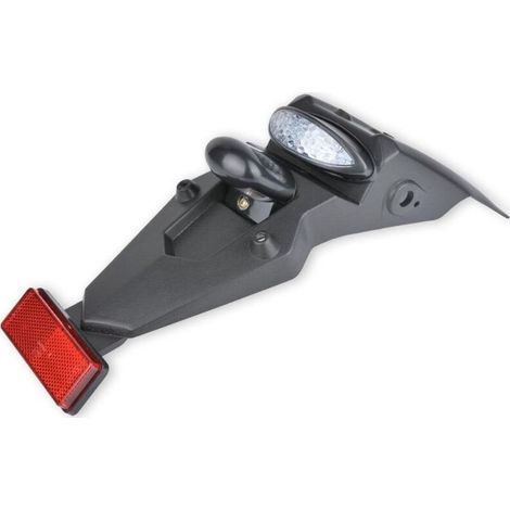 Garde-boue et feu arrière LED 12 V universel pour moto, avec feu de stop, réflecteur de lumière, pour motocross, moto de sport, moto de Pit Dirt (fumée) (1/5)