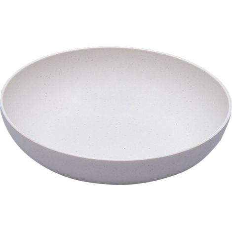 Assiette Ronde Écologique pour Salades et Fruits - Plateau Réutilisable pour Cuisine Familiale (1/2)