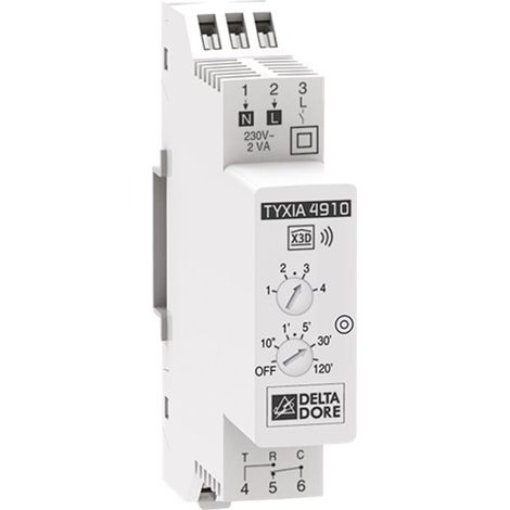 Delta Dore TYXIA 4910 receptor blanco compacto para iluminación