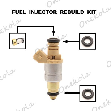 Suitable for the fuel injector repair kit, sealing ring and filter of the Russian Lada VAZ6393 car. (1/2)